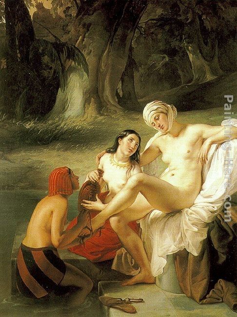 Francesco Hayez Bathsheba at Her Bath